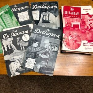 Vintage “The Deltagram” mini magazines